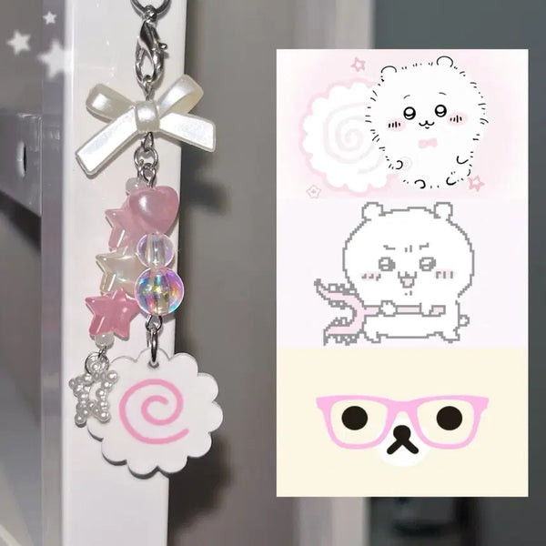[BUNJANG] Narutomaki Y2K Beaded Charm / 나루토마키 y2k 비즈키링