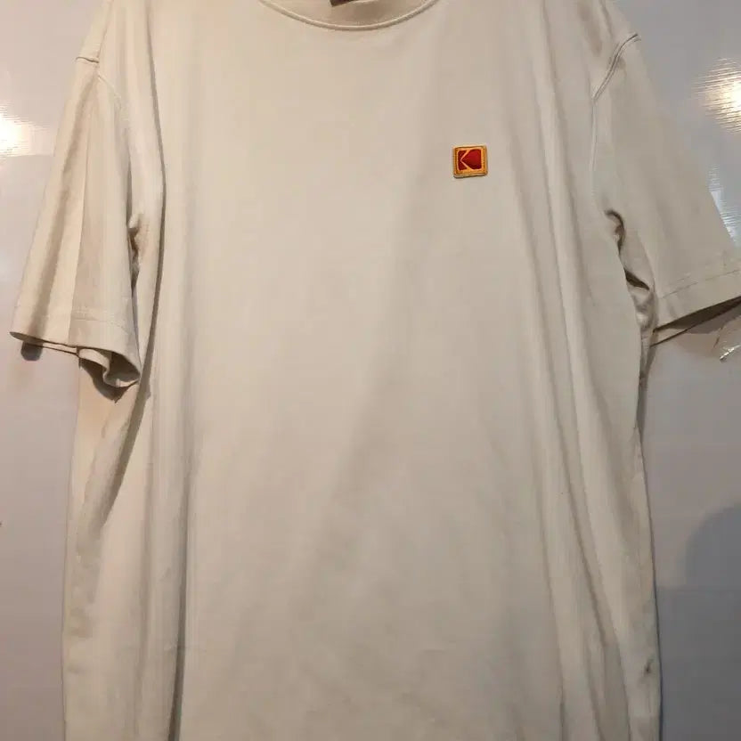 [BUNJANG] Kodak Short Sleeve T-Shirt White Size M / 코닥 반팔티 화이트 M사이즈