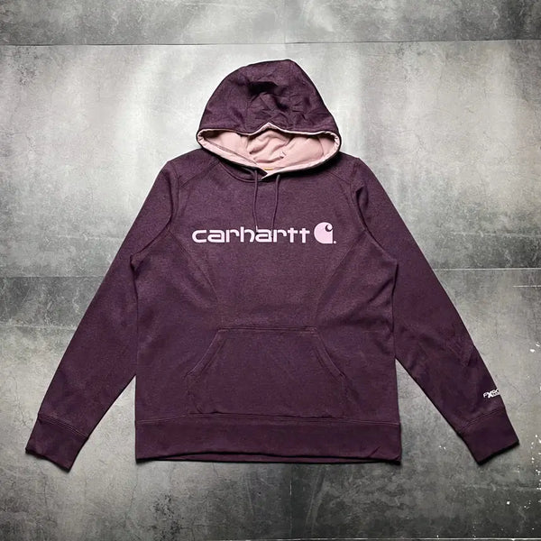 [BUNJANG] Carhartt Force Logo Graphic Two-Tone Work Hoodie / CARHARTT 칼하트FORCE 로고그래픽 투톤 워크후드티 A01457