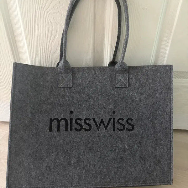 [BUNJANG] Miss Swiss Felt Tote Bag / 가방 새상품
