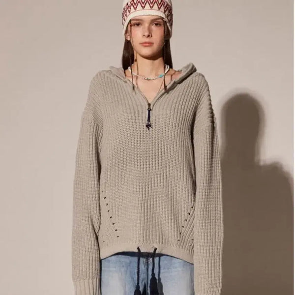 [BUNJANG] Esprit Knit Half-Zip / 에씰미 니트 하프집업