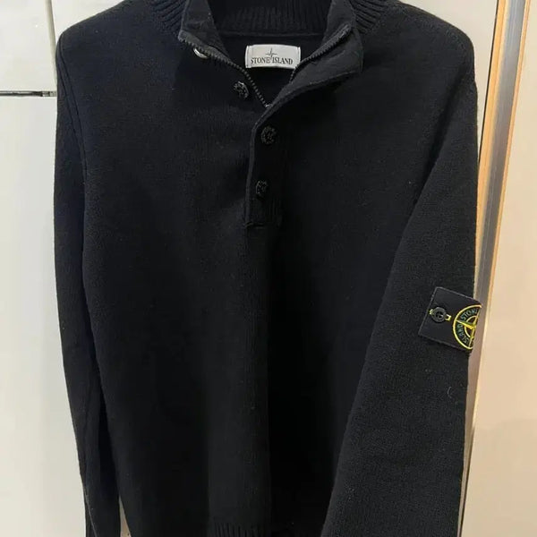 [BUNJANG] Stone Island Half-Zip Knit L / 스톤아일랜드 반집업니트 L