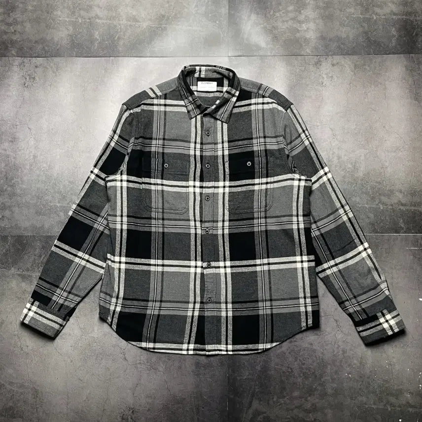[BUNJANG] Old Navy Chest Pocket Checkered Shirt / OLD NAVY 올드네이비 체스트포켓 체크셔츠 A01458