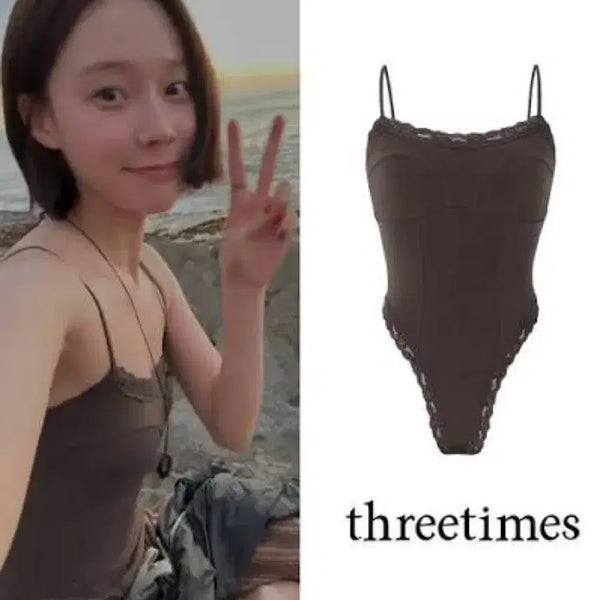 [BUNJANG] Three Times Evelyn Lace Top M / 쓰리타임즈 Evelyn lace top / M
