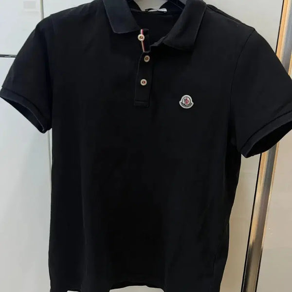[BUNJANG] Moncler Short-Sleeve Polo T-Shirt Size M / 몽클레어 반팔카라티 M