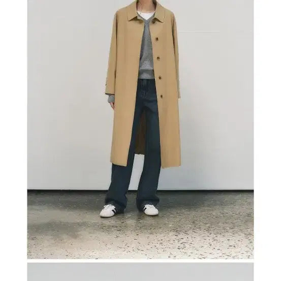 [BUNJANG] Wednesday Oasis Mac Trench Coat Sand Beige / 웬즈데이오아시스 맥트렌치 코트 샌드베이지
