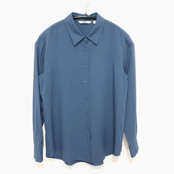 [BUNJANG] Uniqlo Women's Rayon Blouse / 유니클로 여성 레이온 블라우스 S_M3451