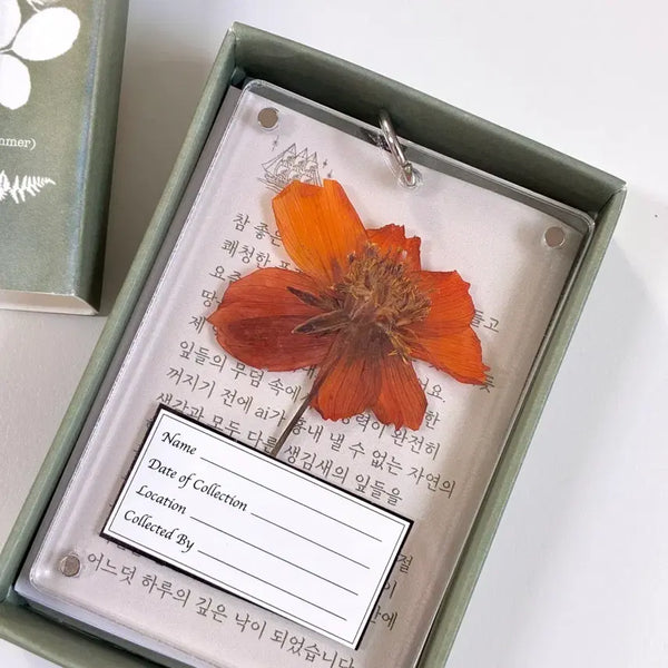 [BUNJANG] Oth Pressed Flower Frame Keychain (New) / Oth 압화 액자 키링 (새상품)