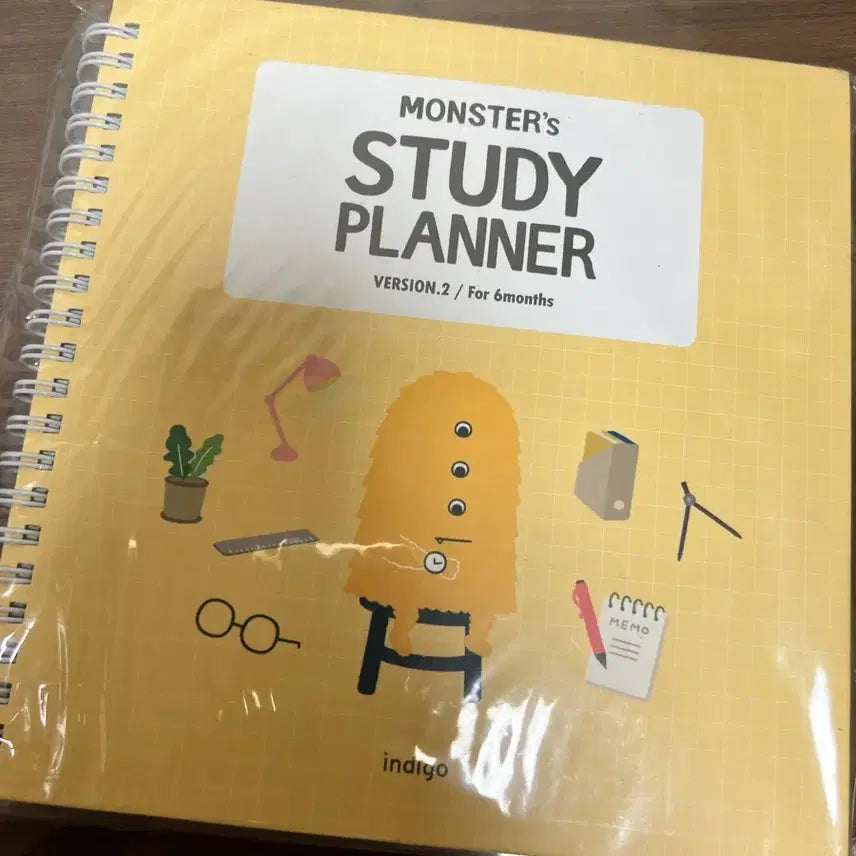 [BUNJANG] Monster Study Planner (Yellow) / 스터디 플래너(새상품)