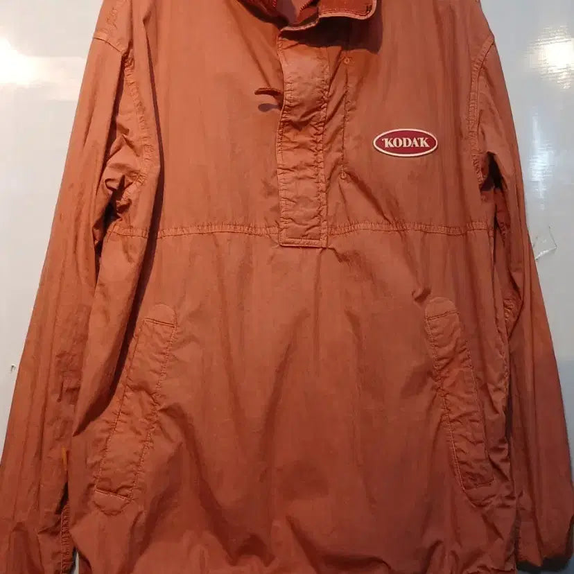 [BUNJANG] Kodak Anorak Windbreaker Red S / 코닥 아노락 바람막이 S 레드