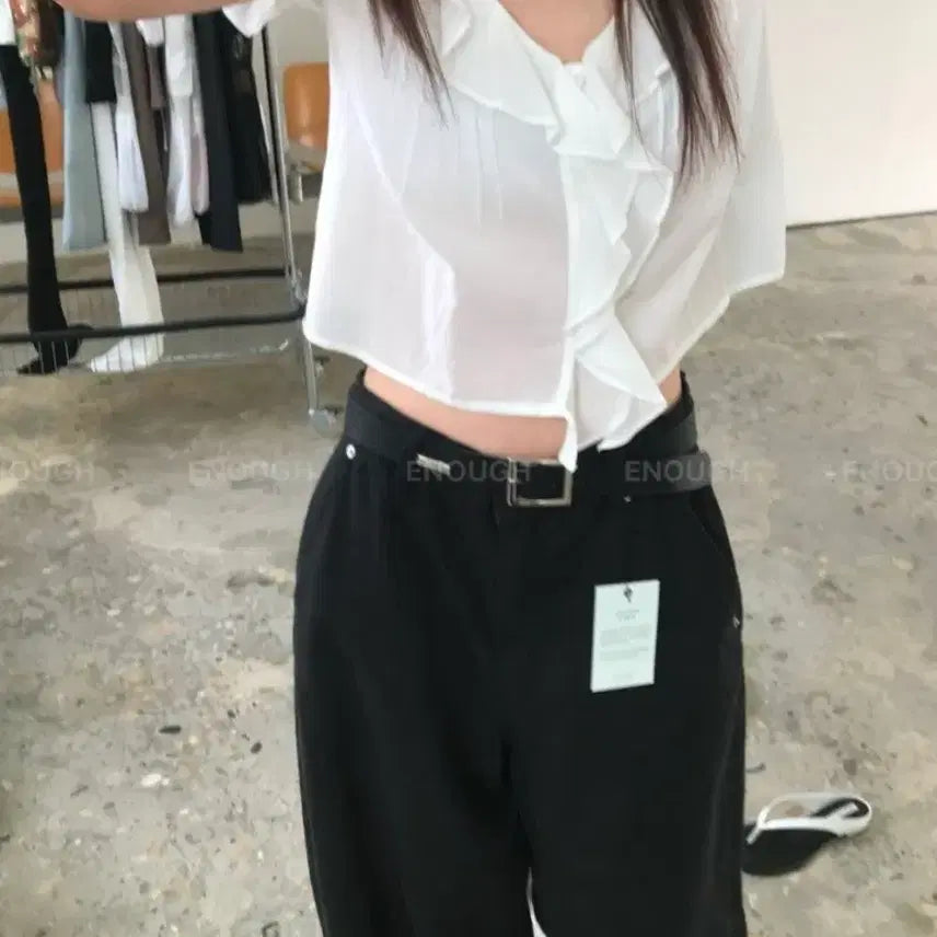[BUNJANG] WE LIKE PANTS Linen Pants Black / 위아 라이크팬츠 (블랙)