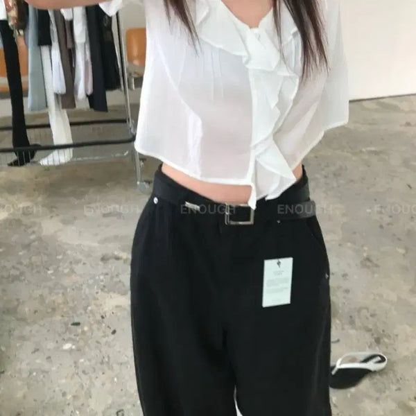 [BUNJANG] WE LIKE PANTS Linen Pants Black / 위아 라이크팬츠 (블랙)