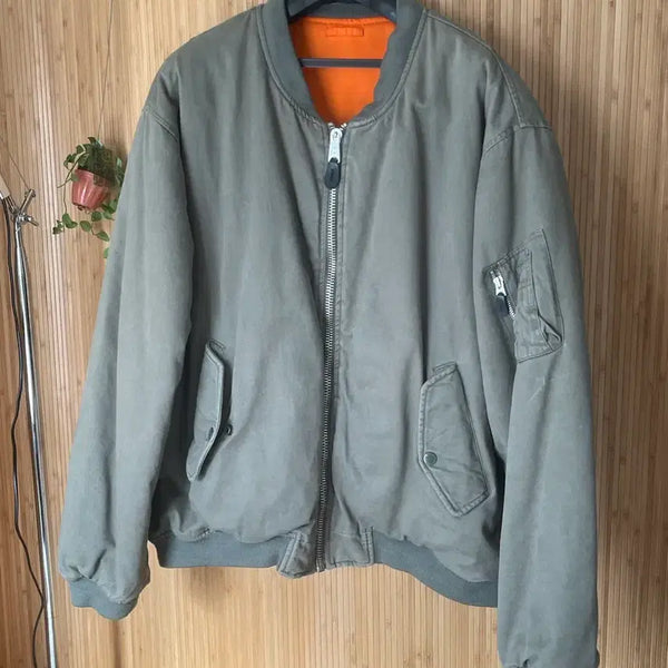 [BUNJANG] Fostex Sun Faded Bomber Jacket 3XL / fostex 선페이디드 봄버 자켓 3xl