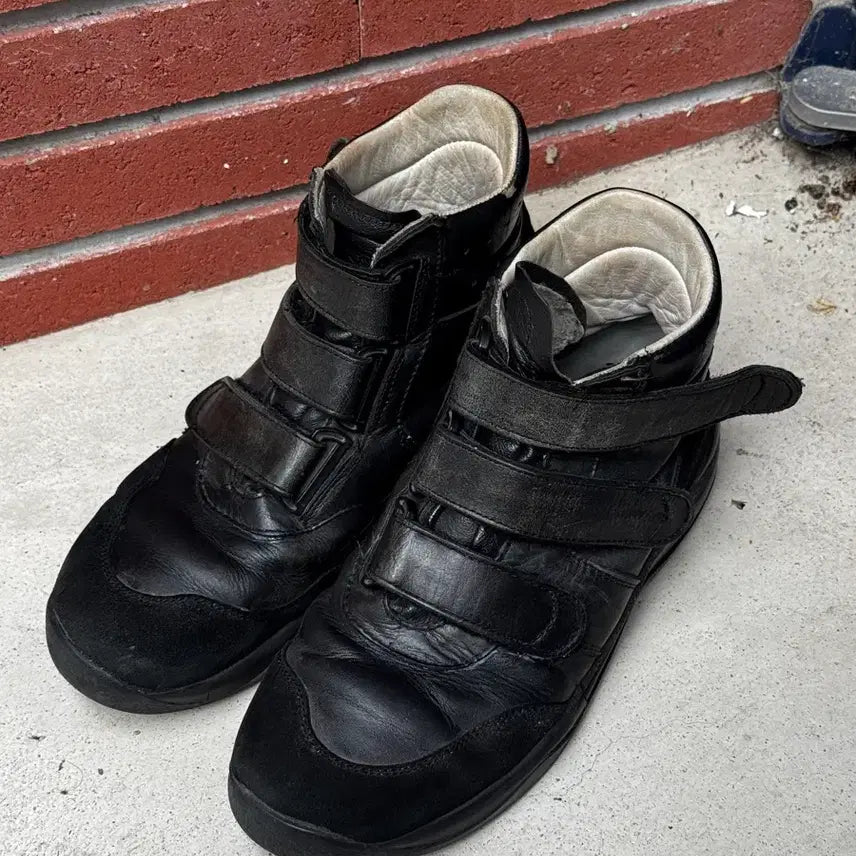 [BUNJANG] 1980s German Pilot Leather Shoes / 80년대 독일군 파일럿 레더 슈즈