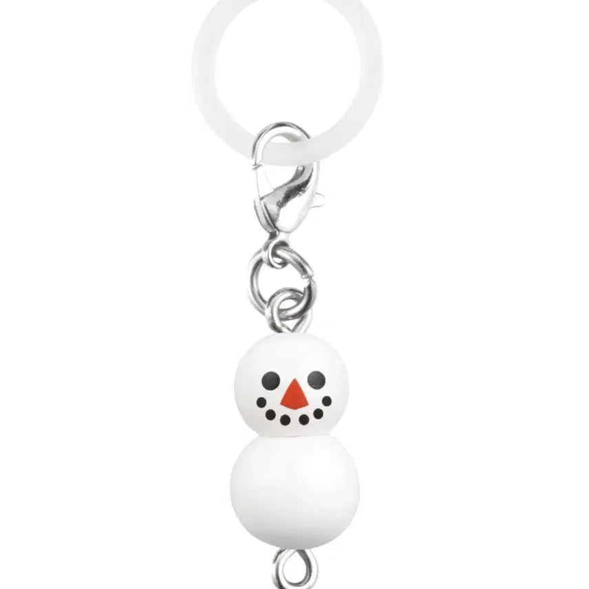 [BUNJANG] Animal Crossing Snowboy Gachapon Keychain Strap / 동물의숲 동숲 눈사람 메지루시 가챠 키링 대롱 연결