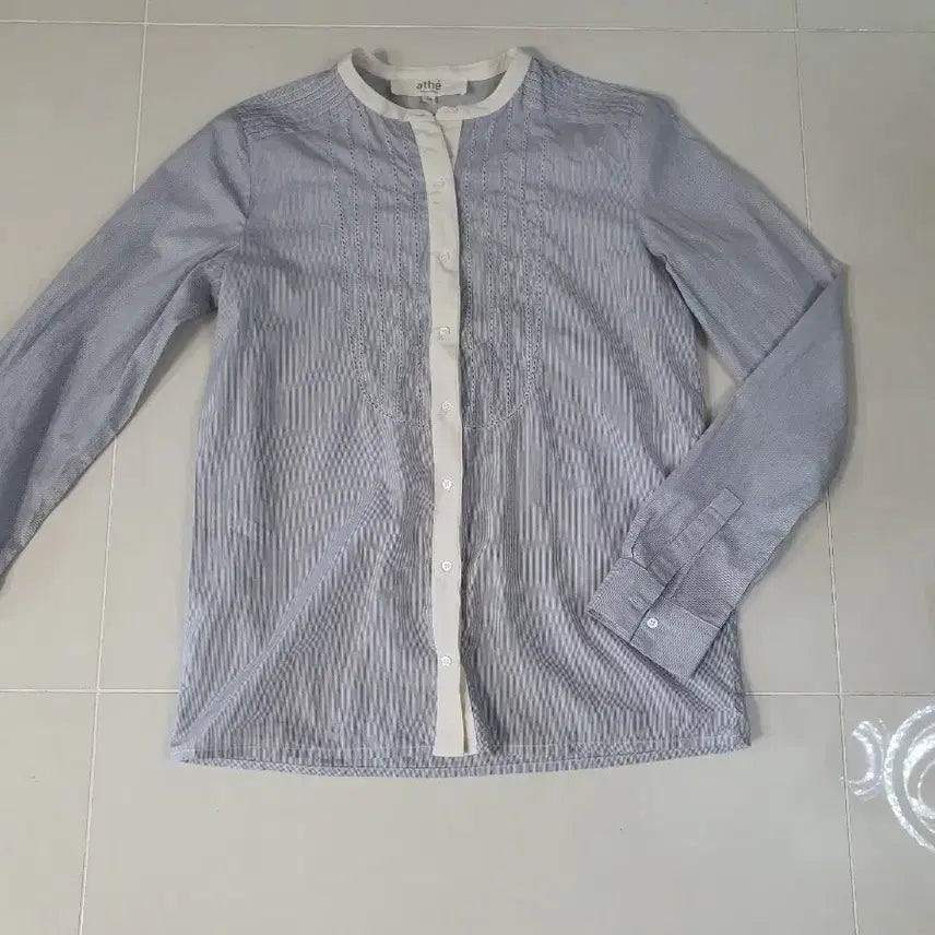 [BUNJANG] Até by Vanessa Bruno Striped Shirt / 아떼 바이 바네사브루노 스트라이프 셔츠 여성