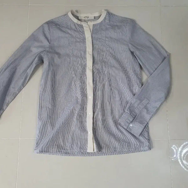 [BUNJANG] Até by Vanessa Bruno Striped Shirt / 아떼 바이 바네사브루노 스트라이프 셔츠 여성