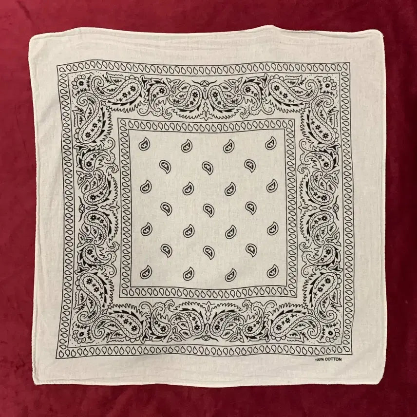 [BUNJANG] Vintage Paisley Pattern Bandana / VTG 페이즐리 패턴 반다나