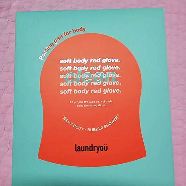[BUNJANG] Laundry You AHA Soft Body Red Glove Clean (5 Sheets) / 새상품) 런드리유 AHA 소프트 바디 레드 글러브 클린 5매 올리브영화장품처분할인