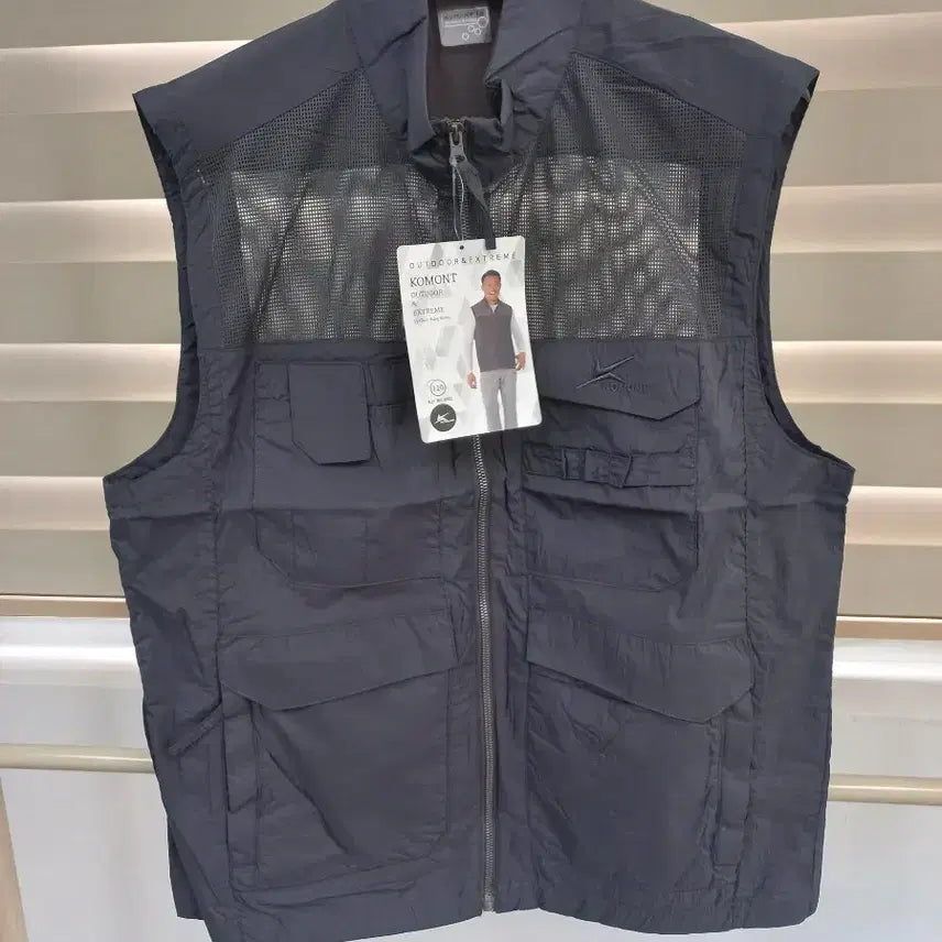 [BUNJANG] COMONT Men's Mesh Color Block Lightweight Vest 110 / 코몬트 남성 메쉬 배색 경량 조끼 110 새상품