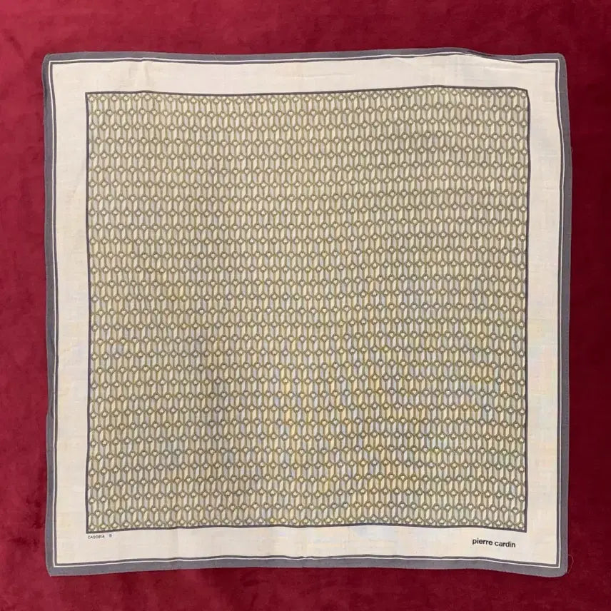 [BUNJANG] Pierre Cardin Pattern Scarf / 피에르가르뎅 패턴 스카프