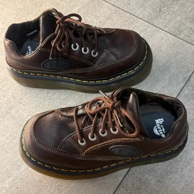 [BUNJANG] Dr. Martens Besson 5i Boots - Brown Leather / 닥터마틴 버즈 5i 브라운