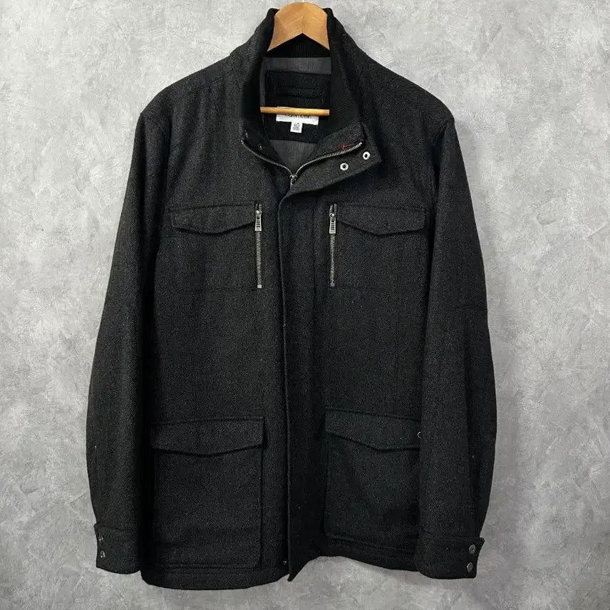 [BUNJANG] Calvin Klein Men's Dark Gray Jacket L (100) / 캘빈클라인 남성 자켓 다크 그레이 L 100사이즈