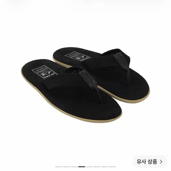 [BUNJANG] Island Slipper Sandals Black US10 / 아일랜드 슬리퍼 샌들 블랙 US10