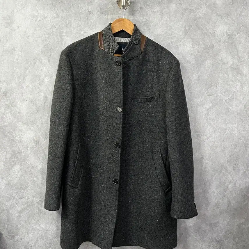 [BUNJANG] Hazzys Men's Grey Coat Jacket Size 110 / 헤지스 코트 그레이색 남성용 코트 자켓 110사이즈