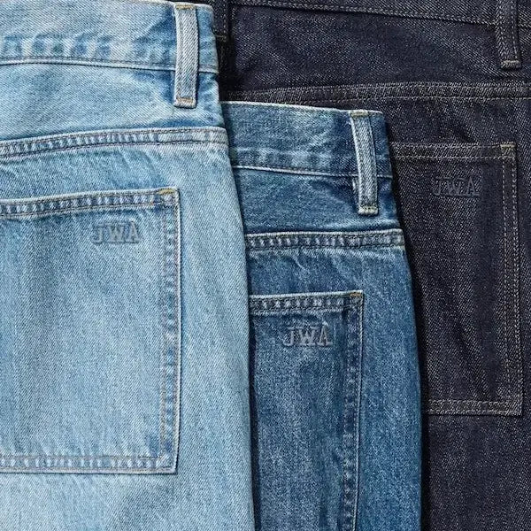 [BUNJANG] Uniqlo JWA Straight Jeans / 유니클로 JWA 스트레이트 진 데님 청바지 연청 63블루 전사이즈