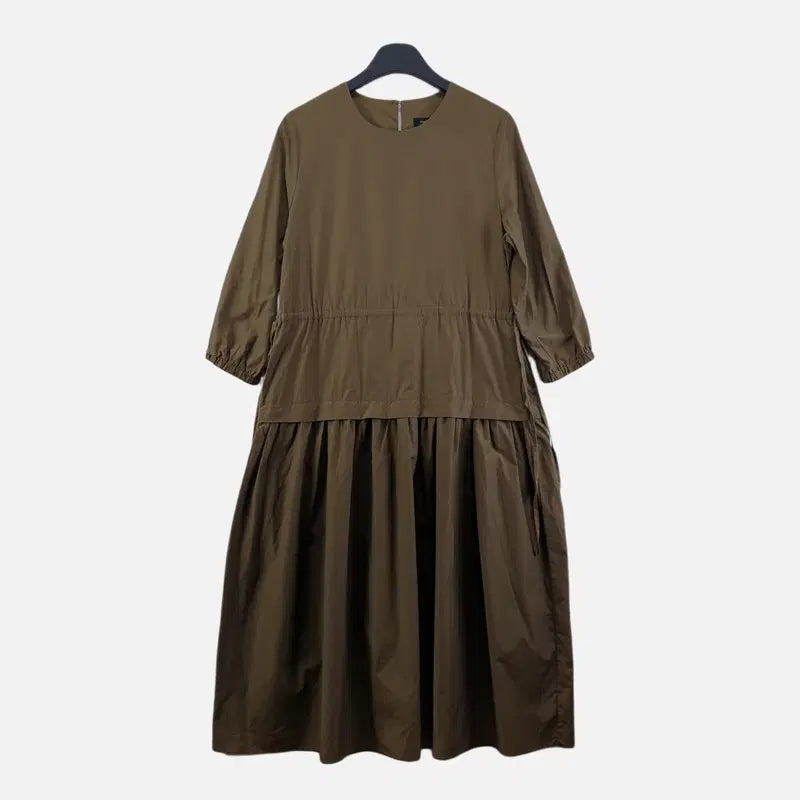 [BUNJANG] Women's Brown One-Piece Dress / 브라운 여자 FREE 원피스 O1869