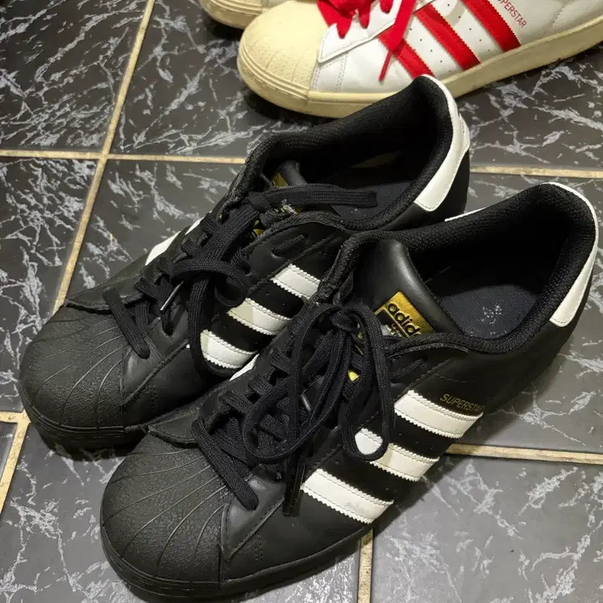 [BUNJANG] Adidas Superstar Black 280mm / 아디다스 슈퍼스타 블랙 280