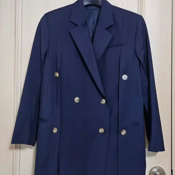 [BUNJANG] Louis Quatorze x Eudon Choi Navy Double Breasted Jacket / 루이까또즈 유돈초이 더블자켓