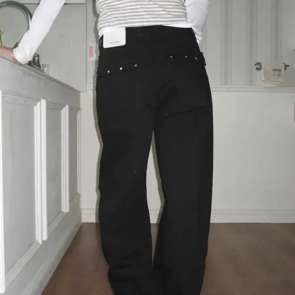 [BUNJANG] Abley Star Jewel Pocket Cotton Pants / 에이블리 스타 찡포켓 코튼 팬츠 양도
