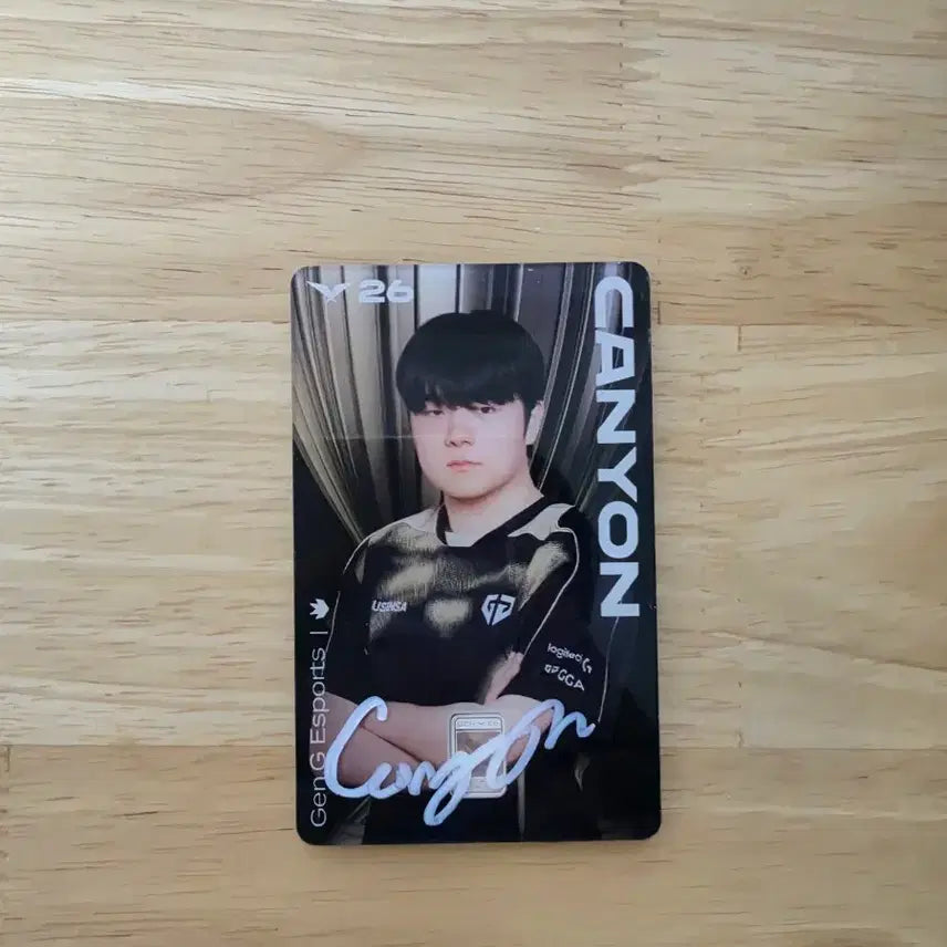 [BUNJANG] Gen.G Canyon Player Photocard / 한국조폐공사 젠지 캐니언 카드 판매합니디
