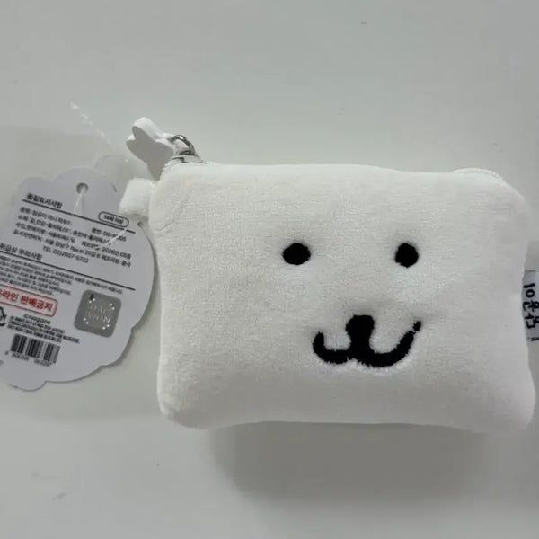 [BUNJANG] Damgom Face Pouch Card Wallet / 담곰이 파우치 카드지갑
