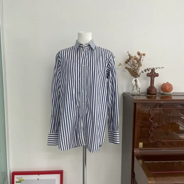 [BUNJANG] rag & bone/JEAN Striped Shirt Navy / [rag & bone/JEAN] 스트라이프 셔츠 네이비