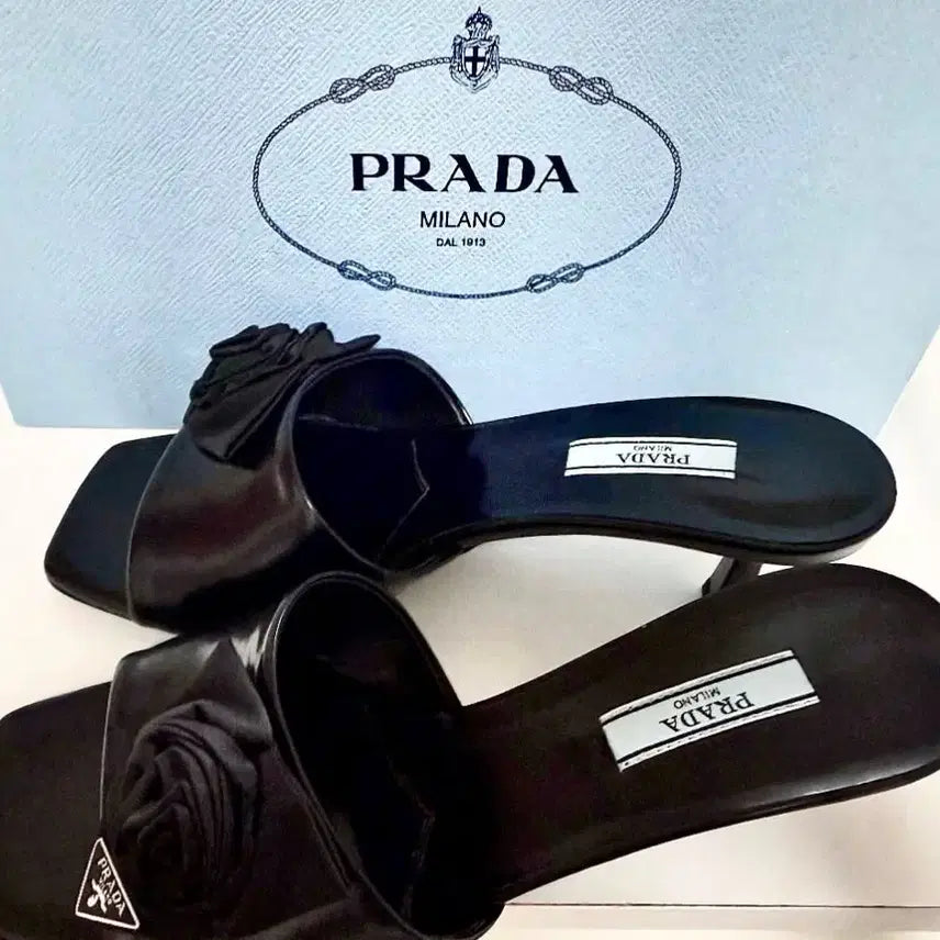 [BUNJANG] Prada Mule Heels (Size 37) / 프라다 뮬 힐 (37)