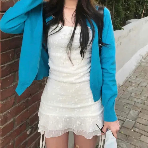 [BUNJANG] Shirring Mini Dress / 셔링 미니원피스