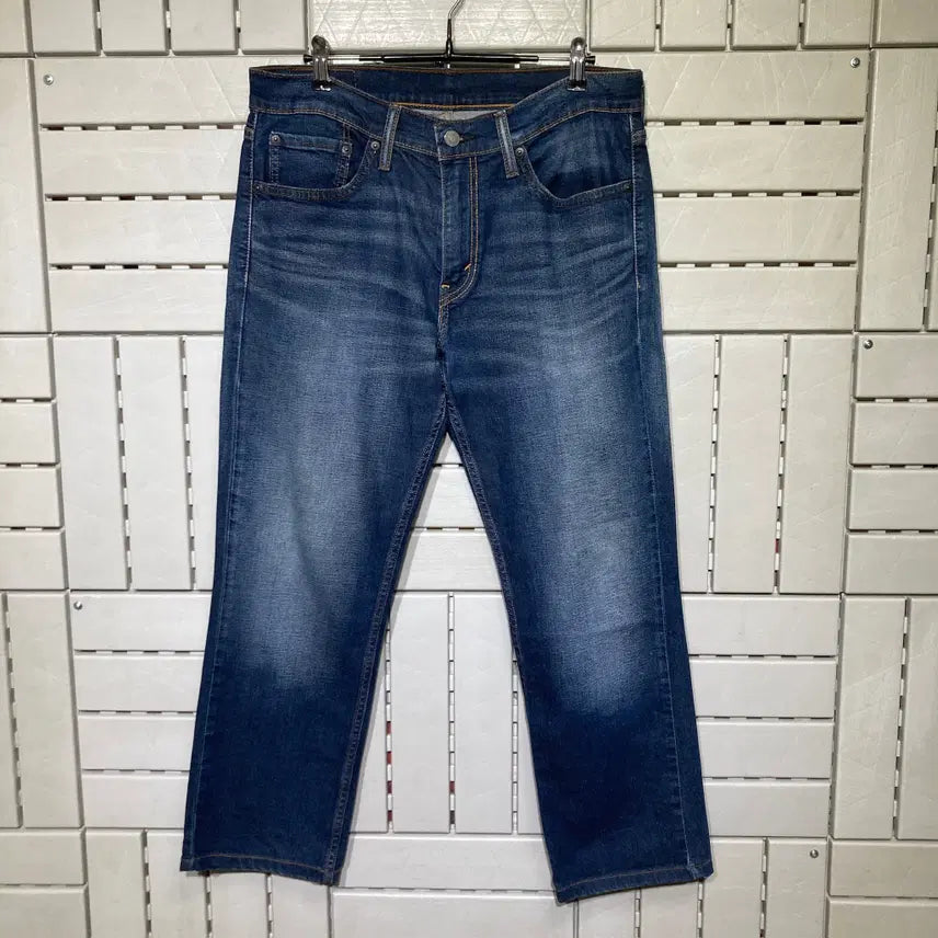 [BUNJANG] Levi's 511 Stretch Cropped Washed Jeans - Dark Blue / [32]리바이스511 스판 크롭 워싱 청바지 진청 1010