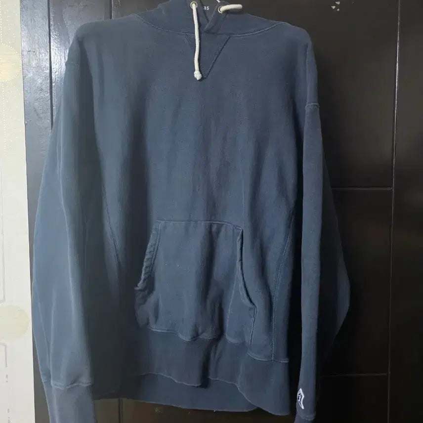 [BUNJANG] The Rescue 25ss Navy Hoodie / 더레스큐 25ss 네이비 후드티