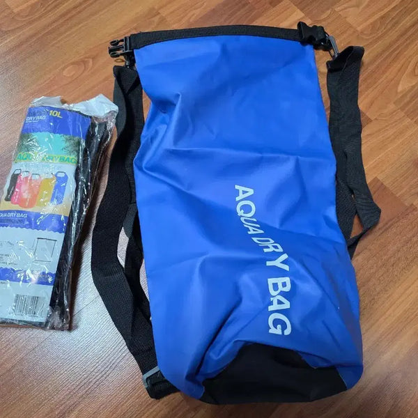 [BUNJANG] Aqua Dry Bag Blue 10L Set (2 pcs) / 아쿠아 드라이백 블루 10L.2개.사진 과 설명 참고요.