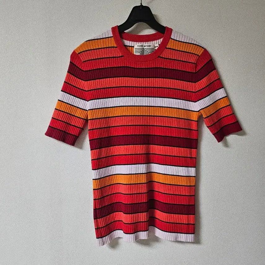 [BUNJANG] Tory Sport Ribbed Knit Top Size M / 토리버치 스포츠 M사이즈