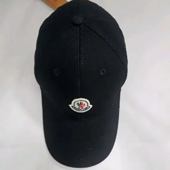[BUNJANG] Moncler Cotton Gabardine Baseball Cap (Black) / 몽클레르 볼캡 블랙 아구캡