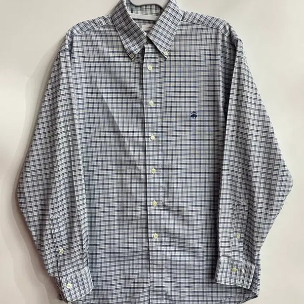 [BUNJANG] Brooks Brothers 346 Supima Non-Iron Check Shirt / [S] 브룩스브라더스 346 수피마 논아이론 체크 셔츠 남방3.0