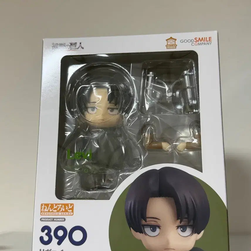 [BUNJANG] Attack on Titan Levi Nendoroid #390 (Sealed) / (미개봉) 리바이 넨도로이드 진격의거인 390
