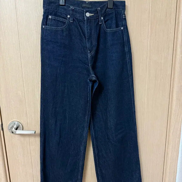 [BUNJANG] Uniqlo Wide Baggy Jeans Navy / 유니클로 와이드배기진 69 NAVY
