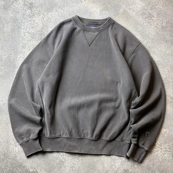 [BUNJANG] Heritagefloss Pigment Washed Sweatshirt / [M] Heritagefloss 헤리티지 플로스 피그먼트 워싱 스웻