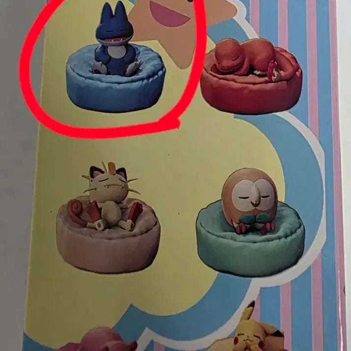 [BUNJANG] Sleeping Pokemon Figure / 포켓몬스터 잠자는 피규어