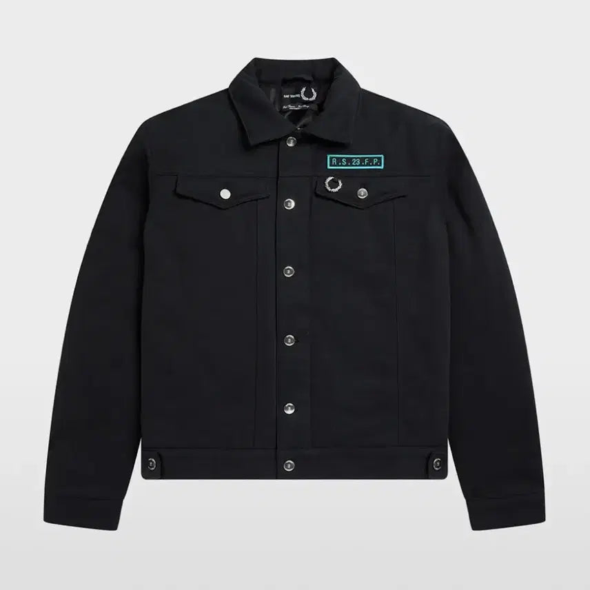[BUNJANG] Raf Simons x Fred Perry Padded Denim Jacket / 라프시몬스 x 프레드페리 패디드 데님 자켓